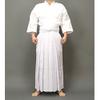 ZooBoo Mens Cotton Kendo Aikido Hapkido Hakama Martial Arts Keikogi (M/170, White) view 3