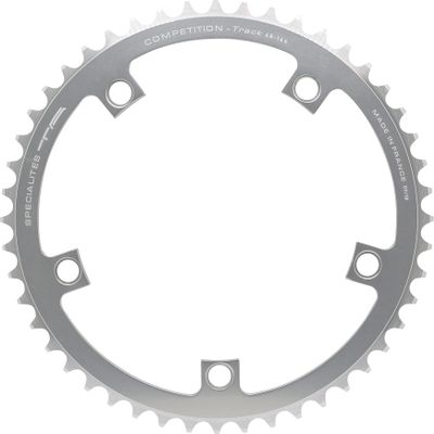 Spcialits TA Unisex's Track Competition 144 PCD 5 Arm Chainring, Silver, 44t