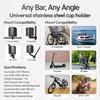 Kroozie Deluxe Bicycle Cup Holder - The Ultimate Bike & Scooter Cup Holder for Handlebars, Cruiser, Electric & Exercise Bikes, Treadmills, and More view 3