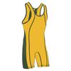 Brute Maverick Wrestling Singlet - Custom Color -:ATH Gold/Hunter - YS view 1