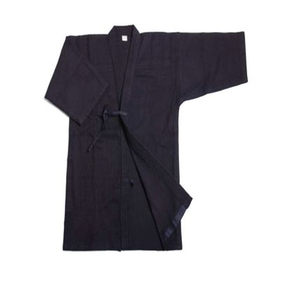 ZooBoo Mens Cotton Kendo Aikido Hapkido Hakama Martial Arts Keikogi (XXL/185, Dark Blue)