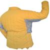 Cotton Gambeson Round Riveted Chain Mail Voider in Galvanized Finish ABS (YELLOW, 44) view 4