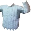 Cotton Gambeson Round Riveted Chain Mail Voider in Galvanized Finish ABS (White, 59) view 3