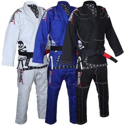 Twister Progress 5.0 Brazilian Jiu Jitsu Gi | BJJ Gi | Lightweight Preshrunk Pearl Weave | With Pants and Jacket 475gram (BLUE, A1)