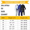 Twister Progress 5.0 Brazilian Jiu Jitsu Gi | BJJ Gi | Lightweight Preshrunk Pearl Weave | With Pants and Jacket 475gram (BLUE, A1) view 2