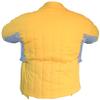 Cotton Gambeson Round Riveted Chain Mail Voider in Galvanized Finish ABS (YELLOW, 49) view 3