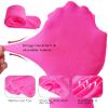 CHUNG Girls Light Weight Stretchy Footed Lights Students Ballet 1or3 pieces, Hot Pink, 3-5Y view 3