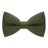 Bow Tie House Men's Classic Pre-Tied Bow Tie Formal Solid Tuxedo (Large, Asparagus) view 1