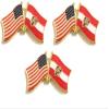 3 Austria Eagle USA Friendship Flag Lapel Pins Pack of 3 Austrian & American Double Flag Pin Badge view 1