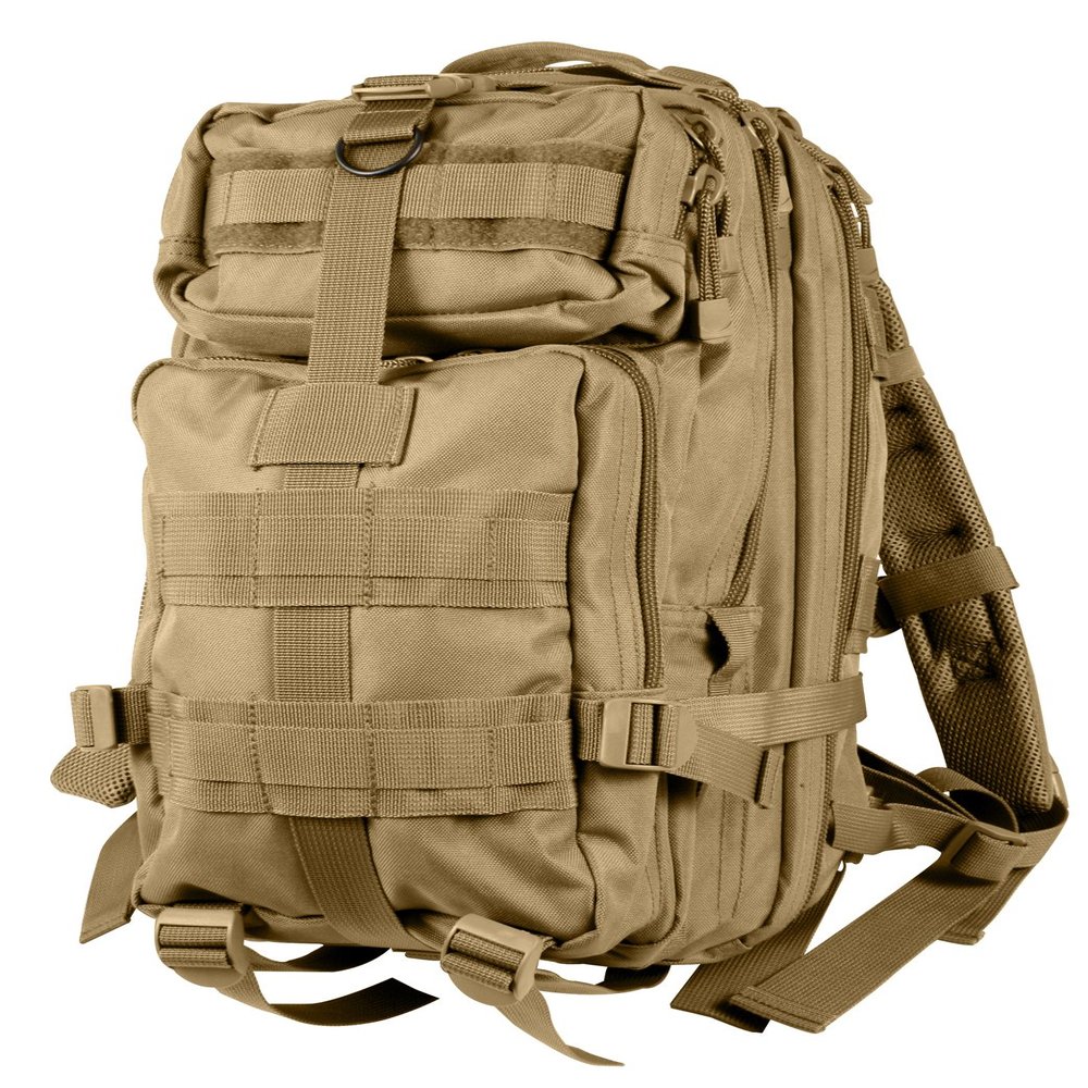 Rothco Trauma Kit Backpack - Includes Over 190 Emergency Survival Items for Any Situation - Coyote Brown