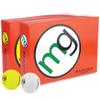 MG Golf Balls Senior Longest with Speed, Distance, & Maximum Enjoyment (1-Dozen) Choose from Classic White or Optic Yellow view 1