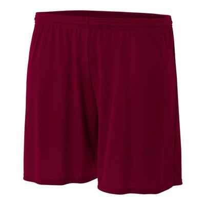 A4 Sportswear Maroon Adult 2X 9 Performance Shorts Moisture Wicking All Season UPF 30+/No Pockets