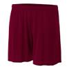 A4 Sportswear Maroon Adult Small 9" Performance Shorts Moisture Wicking All Season UPF 30+/No Pockets view 1