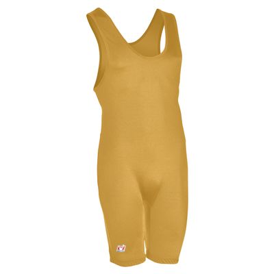 Brute Solid Men's Wrestling Singlet -:VEGAS GOLD - YM