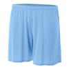 A4 Sportswear Light Blue Adult Large 7" Performance Shorts Moisture Wicking All Season UPF 30+/No Pockets view 1