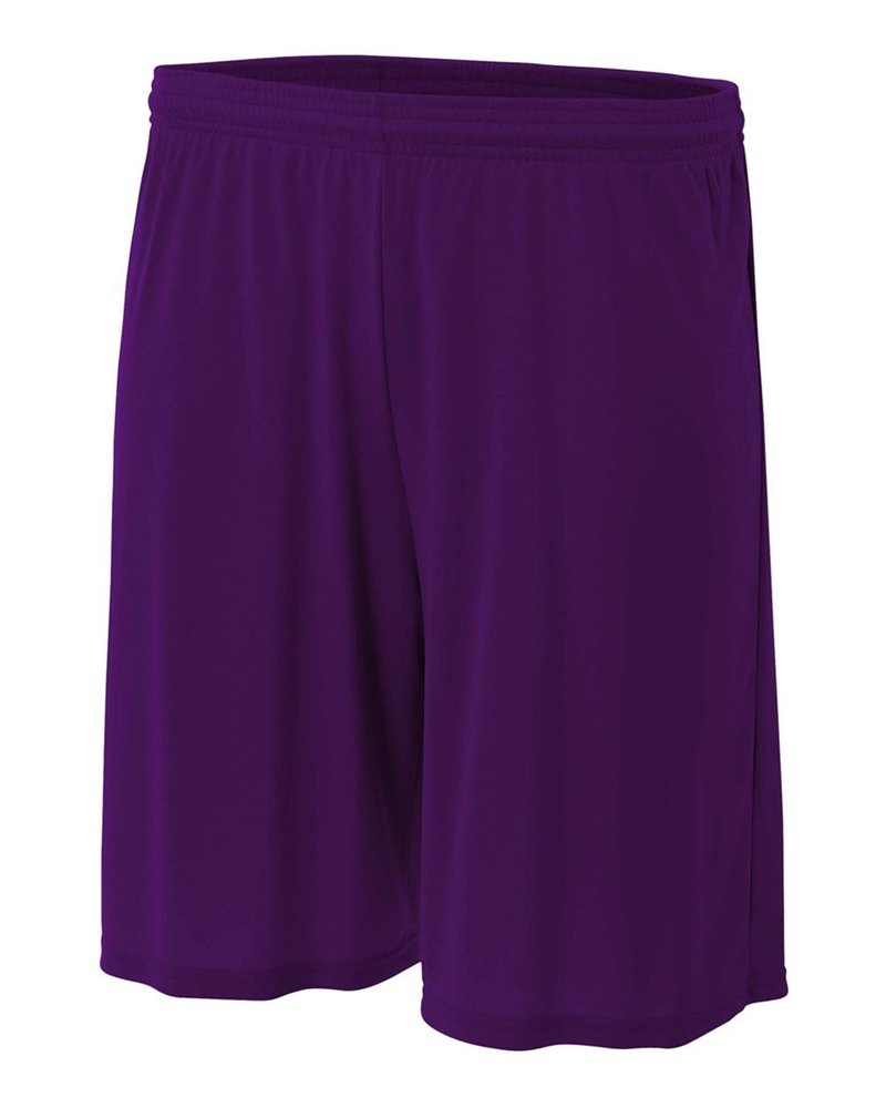 A4 Sportswear Purple Youth XS 6" Performance Shorts Moisture Wicking All Season UPF 30+/No Pockets