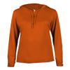 Badger Sport Ladies Burnt Orange Long Sleeve Small Hoodie Tee view 1