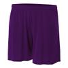 A4 Sportswear Purple Adult Small 9" Performance Shorts Moisture Wicking All Season UPF 30+/No Pockets view 1