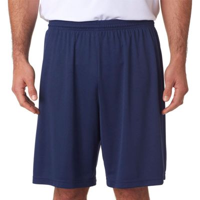 A4 Sportswear Navy Adult 3X 9 Performance Shorts Moisture Wicking All Season UPF 30+/No Pockets