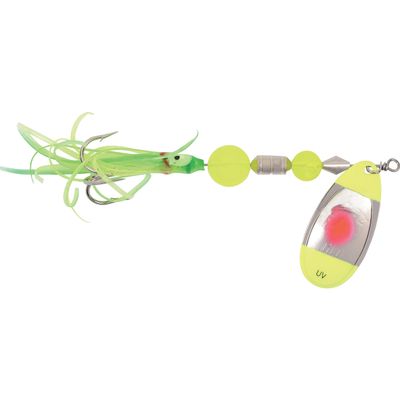 Yakima Bait Flash Glo Casting Squid Spinner