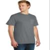 Port & Company Beach Wash Garment-Dyed Pocket Tee Charcoal 4XL view 4