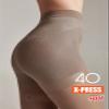 Conte High Waist Control Top Shaping Semi Opaque Pantyhose Tights X-Press 40 Den, 4 - Large, Shade view 4
