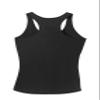 SPORT-TEK Women's PosiCharge Competitor Racerback Tank | Summer Workout Top, Athletic Fit Clothing for Gym & Running Black view 2