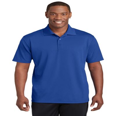 SPORT-TEK Unisex PosiCharge RacerMesh Polo | Short Sleeve Collared Shirt for Men & Women, Casual Fit Top for Work, Tennis & Golf True Royal
