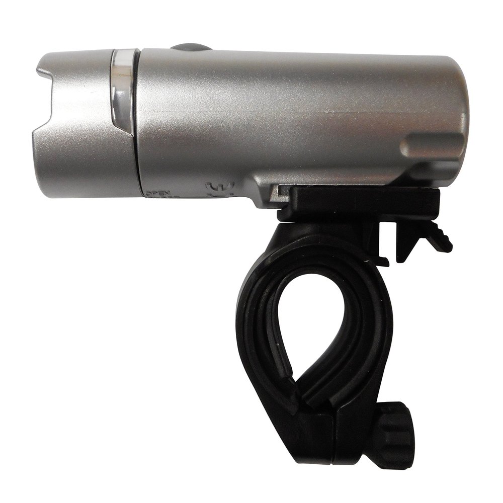 Bicycle Light Auxiliary Lamp Compact LED Light Silver 44502