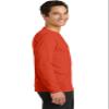 Port & Company Long Sleeve Performance Blend Tee S Orange view 3