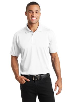 Port Authority Diamond Jacquard Polo Shirt White