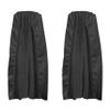 Beistle 2-Piece Fabric Capes in Black, Halloween Costume Accessory, Dress Up Party Supplies for Fantasy Magic Themed Event, Renaissance Fair, 30" view 1