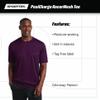 SPORT-TEK PosiCharge RacerMesh Tee | Workout Shirt for Men & Women, Athletic Fit Gym Clothing for Spring & Summer Fashion White view 4
