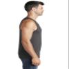 Port & Company Core Cotton Tank Top-PC54TT-S-Charcoal view 4