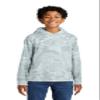 SPORT-TEK Youth Sport-Wick CamoHex Fleece Hooded Pullover | Lightweight Hooded Sweatshirt for Kids, Athletic Youth Hoodie White view 1