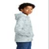 SPORT-TEK Youth Sport-Wick CamoHex Fleece Hooded Pullover | Lightweight Hooded Sweatshirt for Kids, Athletic Youth Hoodie White view 2
