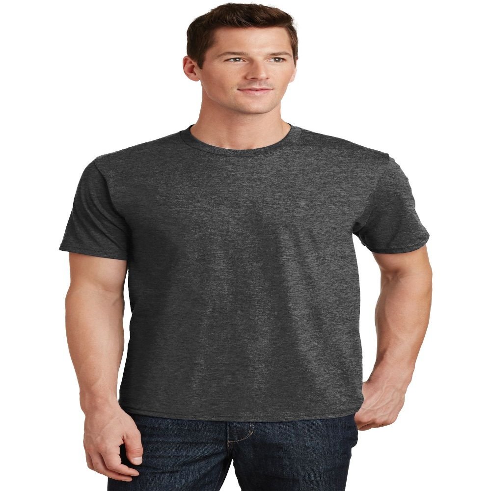 Port & Company Fan Favorite Tee 5XL Dark Heather Grey