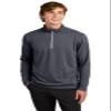 SPORT-TEK Unisex Sport-Wick Textured Quarter Zip Pullover | Casual Sweatshirt for Men & Women, Quarter Zip Spring Jacket Iron Grey view 1