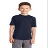 Port & Company Youth Performance Blend Tee XS Deep Navy view 1