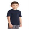 Port & Company Youth Performance Blend Tee XS Deep Navy view 4