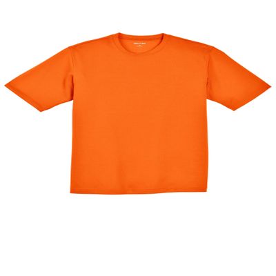 SPORT-TEK PosiCharge RacerMesh Tee | Workout Shirt for Men & Women, Athletic Fit Gym Clothing for Spring & Summer Fashion Neon Orange