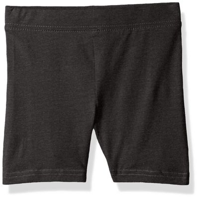 Clementine Apparel Big Bike Shorts for Girls, Dark Gray, 7