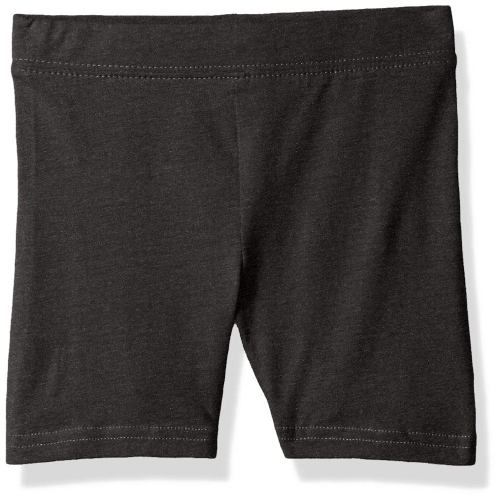 Clementine Apparel Big Bike Shorts for Girls, Dark Gray, 7