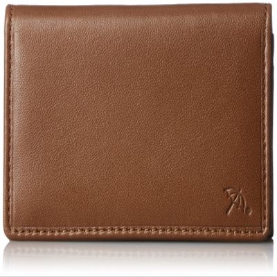 Arnold Palmer PECORA Series APC-3207 (Tan) Business Card Holder, Sheepskin, Sheepskin