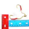 40 Fish WOW! Size 2/0 Gold 4X Strong Assist Hooks for Vertical Speed jig, Knife jig, Butterfly Jigs, Flat Fall jig view 2