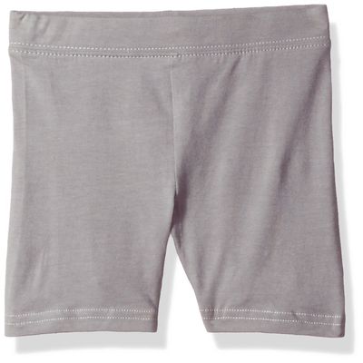Clementine Apparel Big Bike Shorts for Girls, Stone Wash, 6