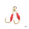 40 Fish WOW! Size 1/0 Gold 4X Strong Assist Hooks for Vertical Speed jig, Knife jig, Butterfly Jigs, Flat Fall jig view 3