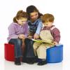 TOGU 30-4340B Dynair Balance Seat - 14" x 11", 4" Height, 11" Width, 14" Length, Blue view 3
