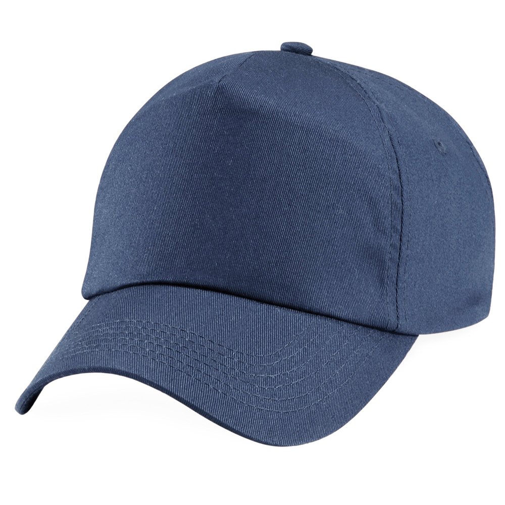 Beechfield Unisex Plain Original 5 Panel Baseball Cap (One Size) (Navy)