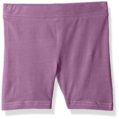 Clementine Apparel Toddler Bike Shorts for Girls, Purple, 3T